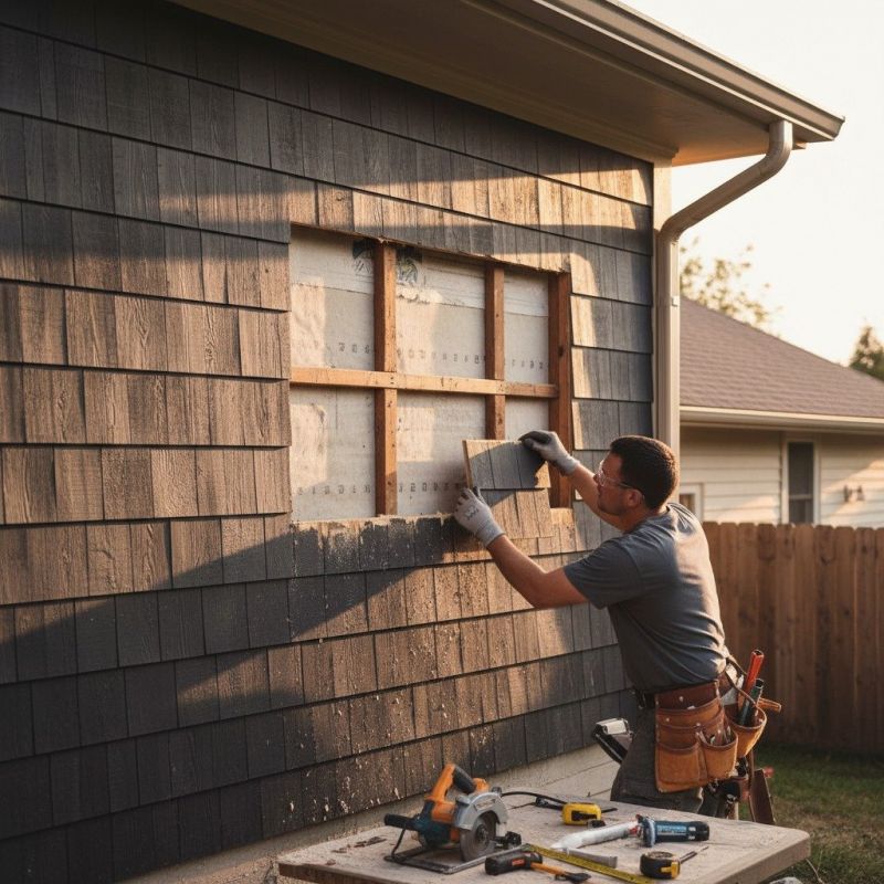 Exterior Wood Siding Repair